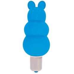 Curve Novelties Excite Silicone Ripple Bullet Vibe, Blue