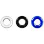 Donut by BIG DINGELING, cockring and penisring, Stretchy TPR Material, 3pcs