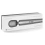 LE WAND - Rechargeable 10-Speed Vibrating Cordless Wand Massager, Gray (2.45 Inches x 7.69 Inches)