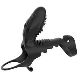 Kenrtuers 10 Vibrations Vibrating Ring Silicone Co Ckring with 10M Remote Control Vibrator Massager Men & Women Couples