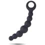 ❤ Moafh Soft Silicone Beads Plug Back Neck Massage Vibrantor for Women Men Couple - Black