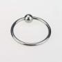 Cock Rings Stainless Steel Penis Rings Erection Enhancing Rings Sex Toys 27mm(Silver)
