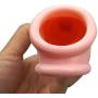 Reusable Condom Sleeve Silicone Penis Case Cover Penis Extender Enhancer Enlarger Sleeve Crystal Elastic Sleeve Cock Ringfor Male + Gift