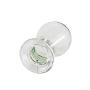 Expander-min Crystal Anale Plugs Toy, Smooth Glass Massager for Female Couple Bedroom Bathroom XM1209-8-31-18 (Size : 11.4cm)