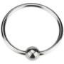 Eastern Delights Luxury Stainless Penis Cock Rings, Erection Enhancing Glans Rings with Joy Ball (ID 30mm)