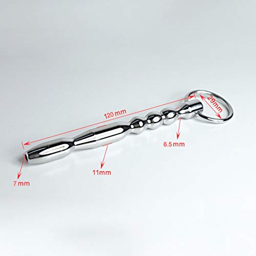 LLFX 12cm Anti-Off Bracelet Design SM Alternative Toys Stainless Tube Urethrǎl Tube for Man T-Shirt