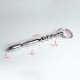 LLFX 12cm Anti-Off Bracelet Design SM Alternative Toys Stainless Tube Urethrǎl Tube for Man T-Shirt