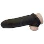 Wearable Rod Extension Enhancer Girth Extender Sleeve for Men Male 10 INCH Black