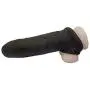 Extender Male Extension Girth Enhancer Lock Sleeve Ring for Men Reusable -Time Delay - Smooth - Masculine Charm BLACK9 INCH