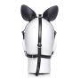 Master Series Dark Horse Pony Head Harness with Silicone Bit