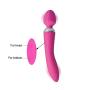 Whisper Quiet and Powerful, The Double Ended Massager boasts 10 Vibration Modes, USB Rechargeable, Waterproof, Wand Therapeutic Massager for Muscle Aches - Sports Recovery (Teal)