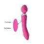 Whisper Quiet and Powerful, The Double Ended Massager boasts 10 Vibration Modes, USB Rechargeable, Waterproof, Wand Therapeutic Massager for Muscle Aches - Sports Recovery (Teal) Whisper Quiet and Powerful, The Double Ended Massager boasts 10 Vibration Modes, USB Rechargeable, Waterproof, Wand Therapeutic Massager for Muscle Aches - Sports Recovery (Teal)