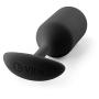 B-VIBE - Snug Plug 3 - Precision Shaped, Snug & Comfortable Fit Plug That Provides A Sensual Feeling of Fullness (Insertable Size: 12 cm / 4.7 in x 3.6 cm / 1.4 - Weight: 180 Grams - Color: Black)