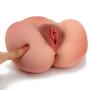 Masturbator Sex Doll,3D Realistic Butt Anal Stroker Vagina Pussy Ass Masturbation Sex Toy, 2 Holes