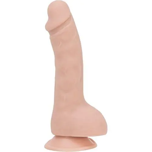Pure Love 7.5 Inch Silicone Dildo with Suction Cup, Beige Color Dong, Adult Sex Toy Pure Love 7.5 Inch Silicone Dildo with Suction Cup, Beige Color Dong, Adult Sex Toy