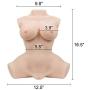 Y-NOT 3D Realistic Lifelike Sex Toys Doll Torso Male Masturbator with Heating Rod, for Realistic Anal, Breast, Vagina Sex, Adult Toy Silicone Flesh