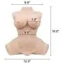 Y-NOT 3D Realistic Lifelike Sex Toys Doll Torso Male Masturbator with Heating Rod, for Realistic Anal, Breast, Vagina Sex, Adult Toy Silicone Flesh