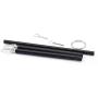 Bekinky Adjustable Stainless Steel Spreader Bar Set, Black