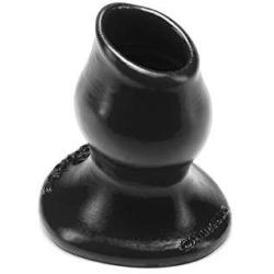 Oxballs Pighole S Hollow Butt Plug, Black, 122 Gram