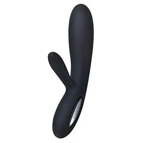 SVAKOM Powerful Ultra-long Battery Intelligent G-spot Large Rechargeable Rabbit Vibrator. (Lucas-Black)