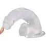 Realistic Dildo Jelly Dong, 8 inch Dildo for Beginners with Strong Suction Cup Base for Vaginal G-spot and Anal Play(Clear) Realistic Dildo Jelly Dong, 8 inch Dildo for Beginners with Strong Suction Cup Base for Vaginal G-spot and Anal Play(Clear)