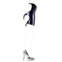 kanersty Womens Faux Leather Sexy Bondage Exposed Butt Mini Package Skirt Cosplay Sex Toy