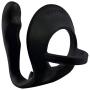 FST Erection Enhancing Cock Ring and Anal Plug Combo, Male Anal Silicone Sex Toy, Stimulate Prostate Achieve Incredible Orgasms, Black