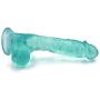 MXYLYM1 Stráp ǒn for Sèx Women, Green Transparent Super Realistic Simulated Toy Relaxation Pressure Waterproof 7.48" Long 1.57" Wid Smaller and More Portable