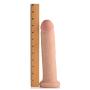 USA Cocks Ultra Real Dual Layer Suction Cup Dildo Without Balls, 10 Inch, Flesh