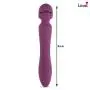 LoveI Dual Motor Wand - Waterproof Rechargeable Dildo Vibrator Adult Sex Toys for Women Massager with 3 Speed Options and 7 pulsating Patterns - Clitoris Stimulator Personal Electric Massagers