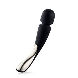 LELO SMART WAND Cordless Body Massager, Large Size, Black, Powerful Rechargeable Vibrator to Massage You From Head to Toe