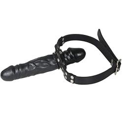 Wushuangyu Lifelike Massager Flesh Stráp ǒn Hárněss for Women Couples, Pleasure Massaging Wand Pleasure - 19.5 cm - Vibrant Toy