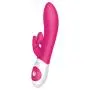 The Kissing Rabbit USB Rechargeable Clitoral Suction Silicone Vibrator Splashproof Hot Pink The Kissing Rabbit USB Rechargeable Clitoral Suction Silicone Vibrator Splashproof Hot Pink
