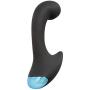 Doc Johnson OptiMALE™ - P-Curve - Ergonomically Curved Beginner-Friendly Vibrating Prostate Massager - Silicone, Remote Operated, Multi-Function, USB Rechargeable - Black