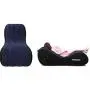 Inflatable Sex Position Sofa - Sex Furniture Sex Bed Sofa with Pump Handcuffs & Leg Cuffs Yoga Chaise Lounge Relax Chair Chaise Lounge Air Sofa Portable Inflatable Lounger for Couples