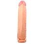 Vibrating 2" Penis Extension Sleeve For Men Realistic Texture and Vibrating Bullet for Clit Stimulation