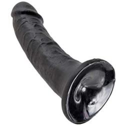 Pipedream King Cock Dildo, Black, 6 Inch