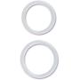 California Exotics Silicone Rings Set, Large and X-Large