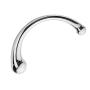 LvBo Wand Massager Handheld Personal massor Waterproof Portable Metal Massage for Muscles Back Neck Shoulder Leg Full Body Pain Relief Relaxation Medical Grade Stainless Steel (Silver (510g))