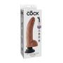 Pipedream Products King Cock  9" Vibrating Cock with Balls , Tan, 21.28 Lb