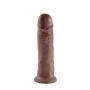 Pipedream King Cock Dildo, Brown, 10 Inch