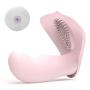 Wireless Waterproof Massager for Back and Neck Relaxation, 10 Speed Frequency Massager with Wireless Remote Control (Pink)