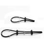 E Stim Electro Accessories Products for TENS Unit Conductive Silicone Rubber Tube Loops Ring with Beads