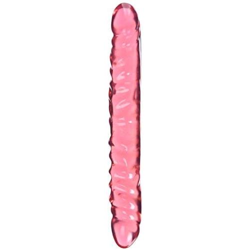 California Exotics Veined Double Dildo, Translucence, 12 Inches