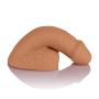CalExotics Packer Gear 5 Inch Silicone Packing Penis - Realistic Prosthetic Dong Strap On Sex - Trans Transitioning FTM Adult Female to Male - Tan, 1 Count