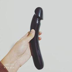 lgw crystal Natural Quartz Massage Wand.Rose Quartz Massage Wand. Light Pink Massage Wand Green Fluorite Massage Wand (Obsidian 3)