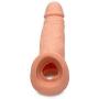 Silicone Add 2" Toy Enlarger Extension Extender Sleeve Enlarger
