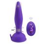 Naughty Amal Būtt Plug for Beginners 5 Frequency Vib Rechargeable Wireless Remote Control Anales Trainer, Silicone Waterproof Unisex Massager Purple by YSQSH