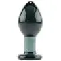 Crystal Premium Glass Plug - Large - and JO H20 Water Based Lube (1 oz)