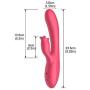 QUQUMARY 100% High Quality Intelligent Tongue Warming Bunny Rábbit-t GSpottèr Vibrartor Powerful Clitò-riall Thrusting Stimu~latōr for Women Relaxing Toy for Women Toys